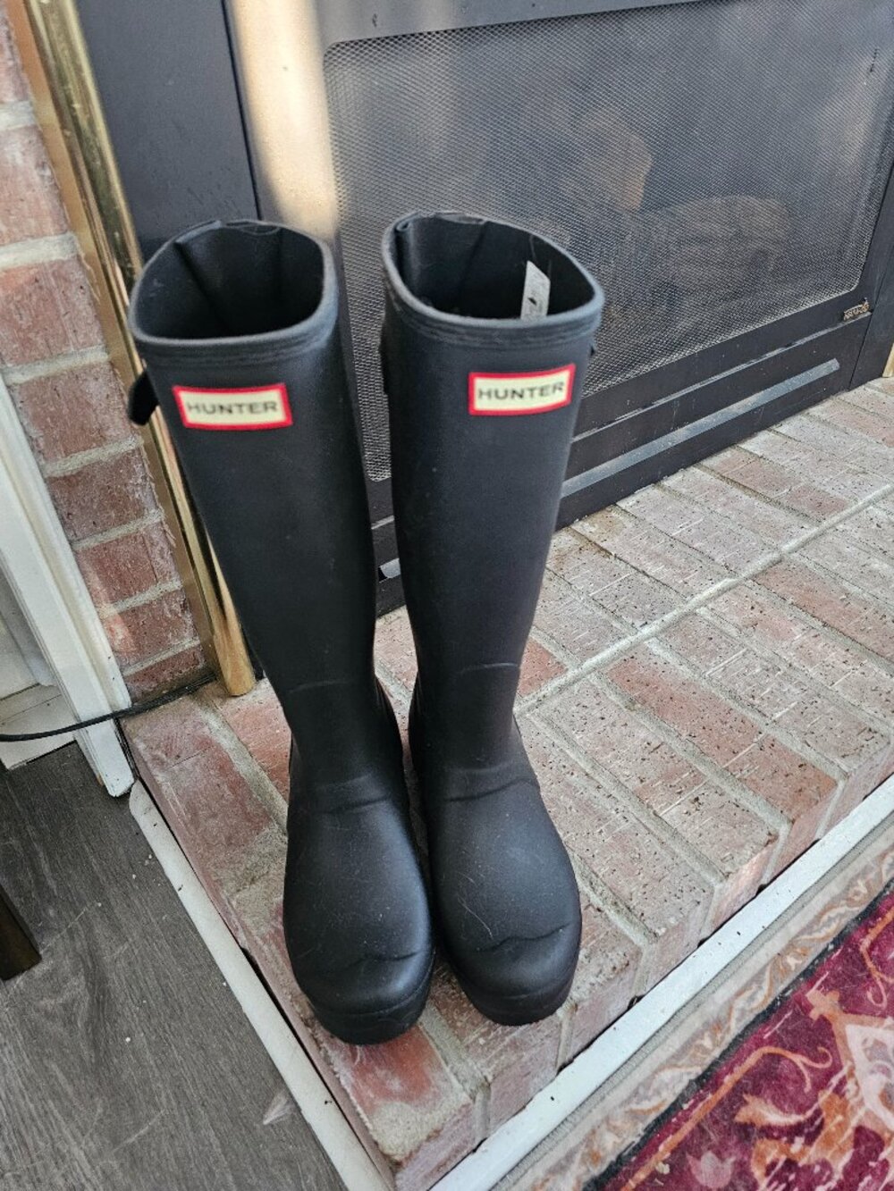 Hunter tall rain boots 7